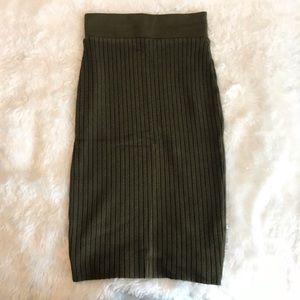 ⚡️Fashion Nova Army Green Bodycon Pencil Skirt⚡️
